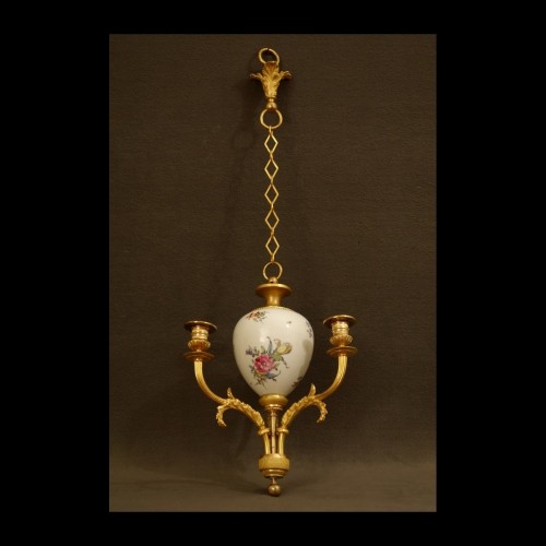 Directoire -  Small Alcove Chandelier, Late Louis XVI Period, Directoire