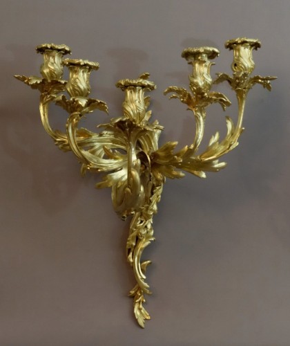 Luminaires Appliques - Paire d'appliques en bronze XIXe