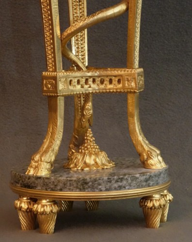 Paire de pots-pourris fin XIXe d'après un modèle de Gouthière - Antiquités Garnier
