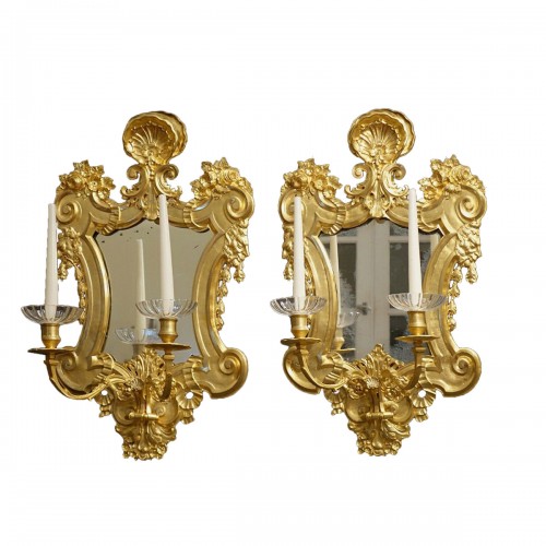 Pair Of Large Wall Lights19th century