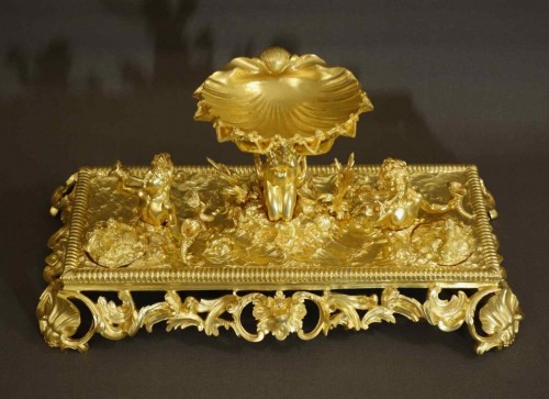 Important Writing Case In the basin of Versailles XIX th - Decorative Objects Style 