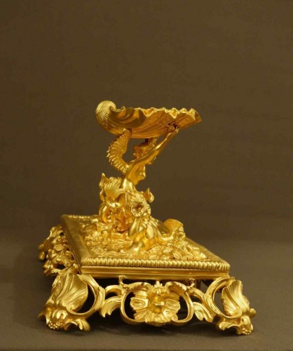 Antiquités - Important Writing Case In the basin of Versailles XIX th