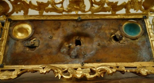 Antiquités - Important Writing Case In the basin of Versailles XIX th