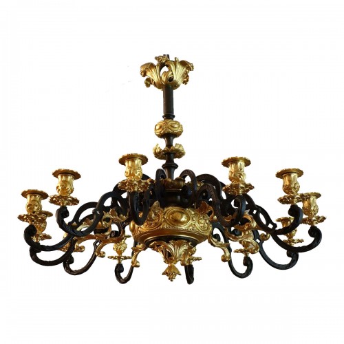 Chandelier With 12 Lights Restoration Period