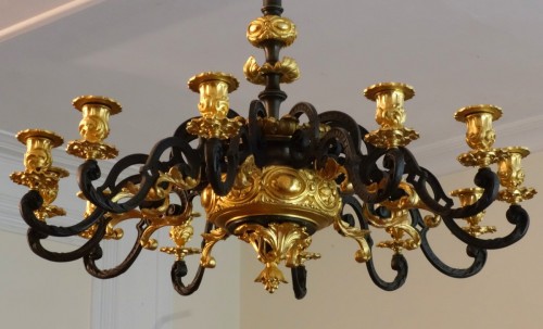 Chandelier With 12 Lights Restoration Period - 