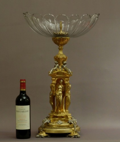 Objet de décoration Cassolettes, coupe et vase - Important surtout début XIXe