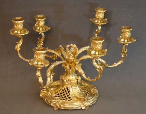 Lighting  - Pair Of Unusual Candelabras XIXth