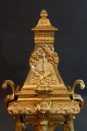 Architectural & Garden  - Pair Of Andirons Circa 1720