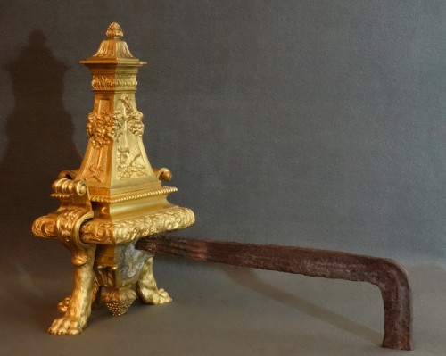 Pair Of Andirons Circa 1720 - 