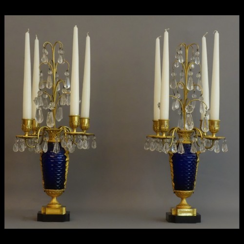 Louis XVI - Pair Of Girandoles Around 1780