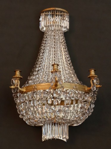 Pair Of Empire Period Sconces - Lighting Style Empire