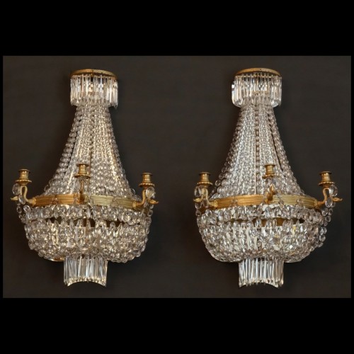 Pair Of Empire Period Sconces - Empire