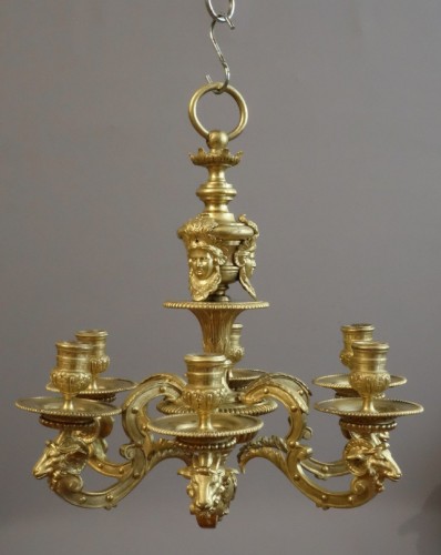 Lustre en bronze vers 1730 - Luminaires Style Régence