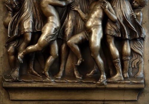 Bronze Panel Of La Cantoria after De Luca Della Robbia - 