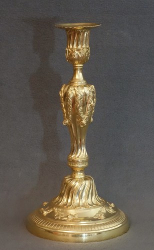 Lighting  - Pair Of Candlesticks circa 1760