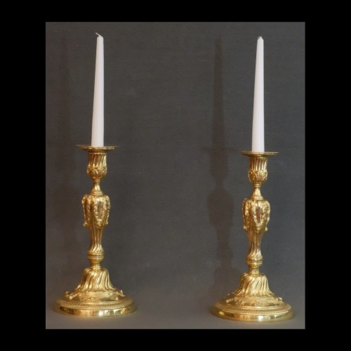 Pair Of Candlesticks circa 1760 - Louis XVI