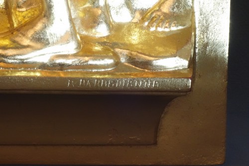 Important panneau en bronze de La Cantoria de Luca Della Robbia XIXe siècle - Antiquités Garnier