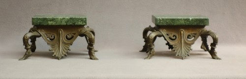 Decorative Objects  - Pair of rare 1800 century Grand Tour pedestals