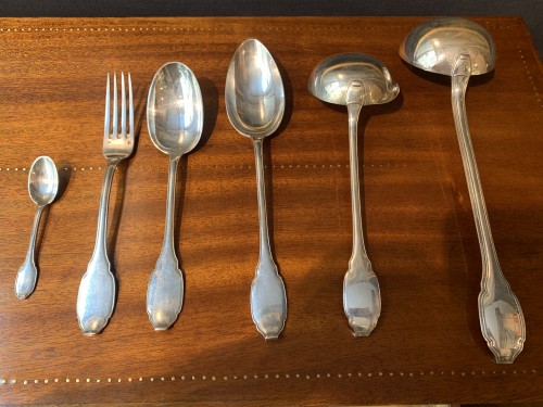 Art Déco - sterling silver cutlery set