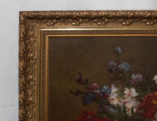 XIXe siècle - Bouquet de fleurs champêtres -  Gilbert Charles Martin (1839-1905)