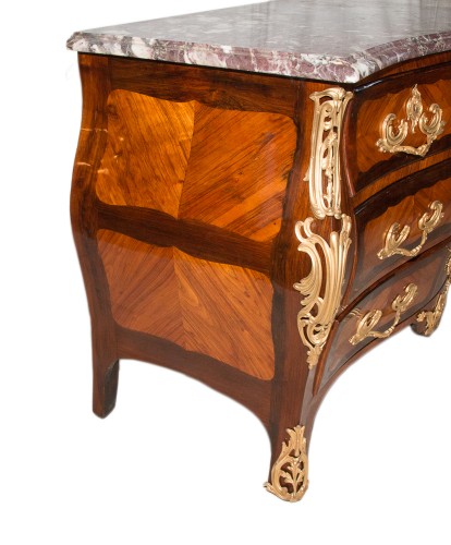 Commode d’époque Louis XV estampillée L. BOUDIN - Galerie Lauretta