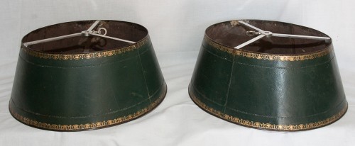 Pair of bouillotte lamps, Restoration period - Restauration - Charles X