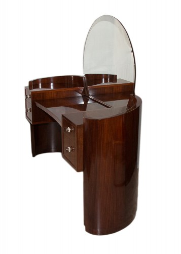 Art Deco dressing table and footstool - 