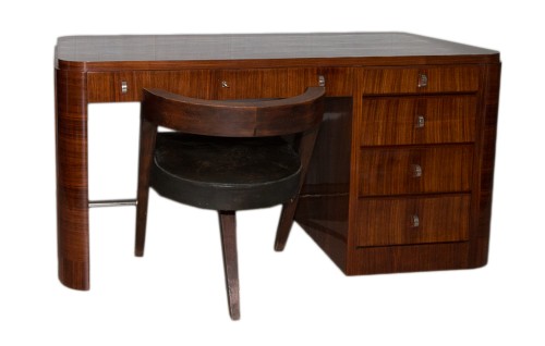 Mobilier Bureau et Secrétaire - Bureau en palissandre époque Art Déco circa 1930