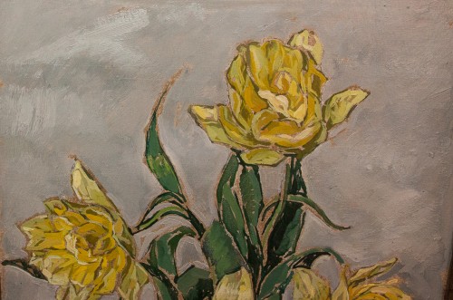XXe siècle - Bouquet de tulipes - Jacques Martin Ferrieres (1893 - 1972)