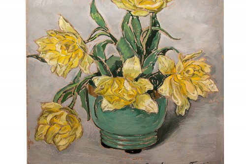 Antiquités - Bouquet of tulips - Jacques Martin Ferrieres (1893 - 1972)