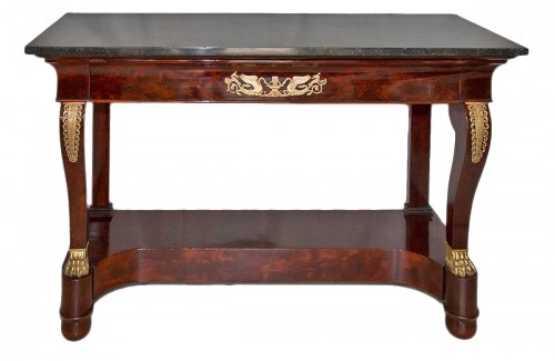 Mahogany console, Empire period