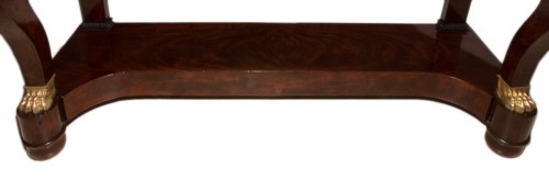 Furniture  - Mahogany console, Empire period