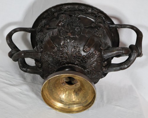  - Coupe en bronze dit Vase de Warwick H Luppens XIXe siècle
