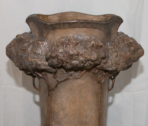 Grand vase en terre cuite Lavergne, Goldscheider circa 1900 - Galerie Lauretta