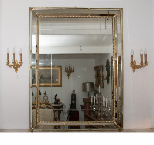 XXe siècle - Miroir à parcloses des années 1950-60
