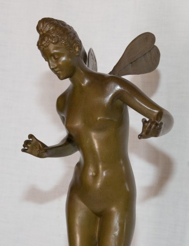 Nymphe en bronze Jean Garnier (1853 - 1910) - Sculpture Style Art nouveau