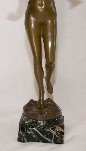 Sculpture Sculpture en Bronze - Nymphe en bronze Jean Garnier (1853 - 1910)