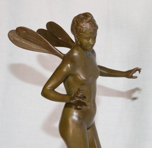 XXe siècle - Nymphe en bronze Jean Garnier (1853 - 1910)