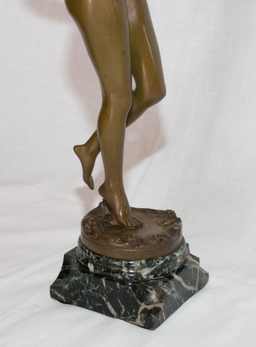 Nymphe en bronze Jean Garnier (1853 - 1910) - Art nouveau
