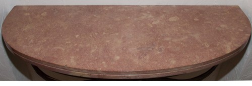 Console demi lune en fer forgé vers 1930-1940 - Art Déco