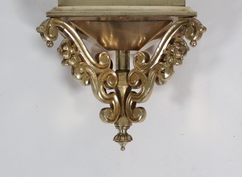 Lighting  - Bronze portico lantern, late 19th century