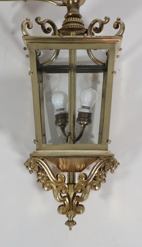  - Lanterne portique en bronze fin XIXe siècle