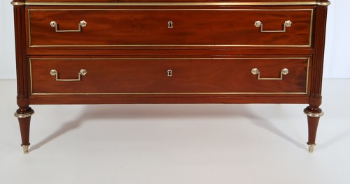 Furniture  - French Louis XVI Mahogany Commode stamped F SCHEY