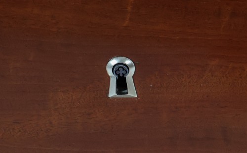 French Louis XVI Mahogany Commode stamped F SCHEY - Louis XVI