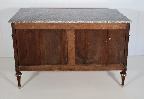 Antiquités - French Louis XVI Mahogany Commode stamped F SCHEY