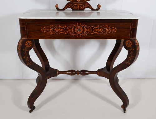 Furniture  - Dressing table in rosewood, Charles X period