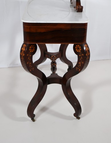 Restauration - Charles X - Dressing table in rosewood, Charles X period