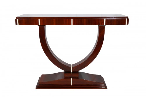 Art Deco rosewood console 