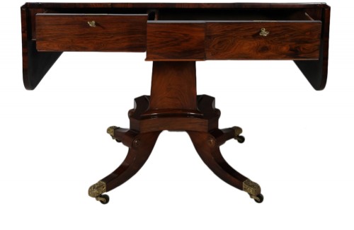 Mobilier Bureau et Secrétaire - Bureau anglais à volet époque Victorienne