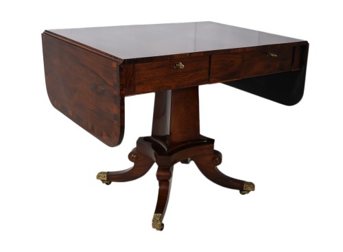 Bureau anglais à volet époque Victorienne - Galerie Lauretta